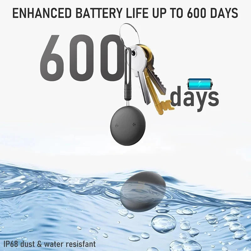 Advanced Smart GPS Tracker for Pets, Luggage, and Loved Ones - Ultimate Anti-Loss Solution Compatible with iPhone